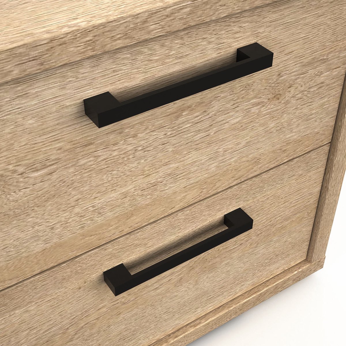 Bureau Yumi Eiken - 130x65cm - Met opbergruimte - Hoogte 72 cm - Met lades