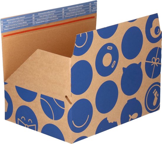 25x Bol.com verzenddozen 280 x 200 x 80 mm