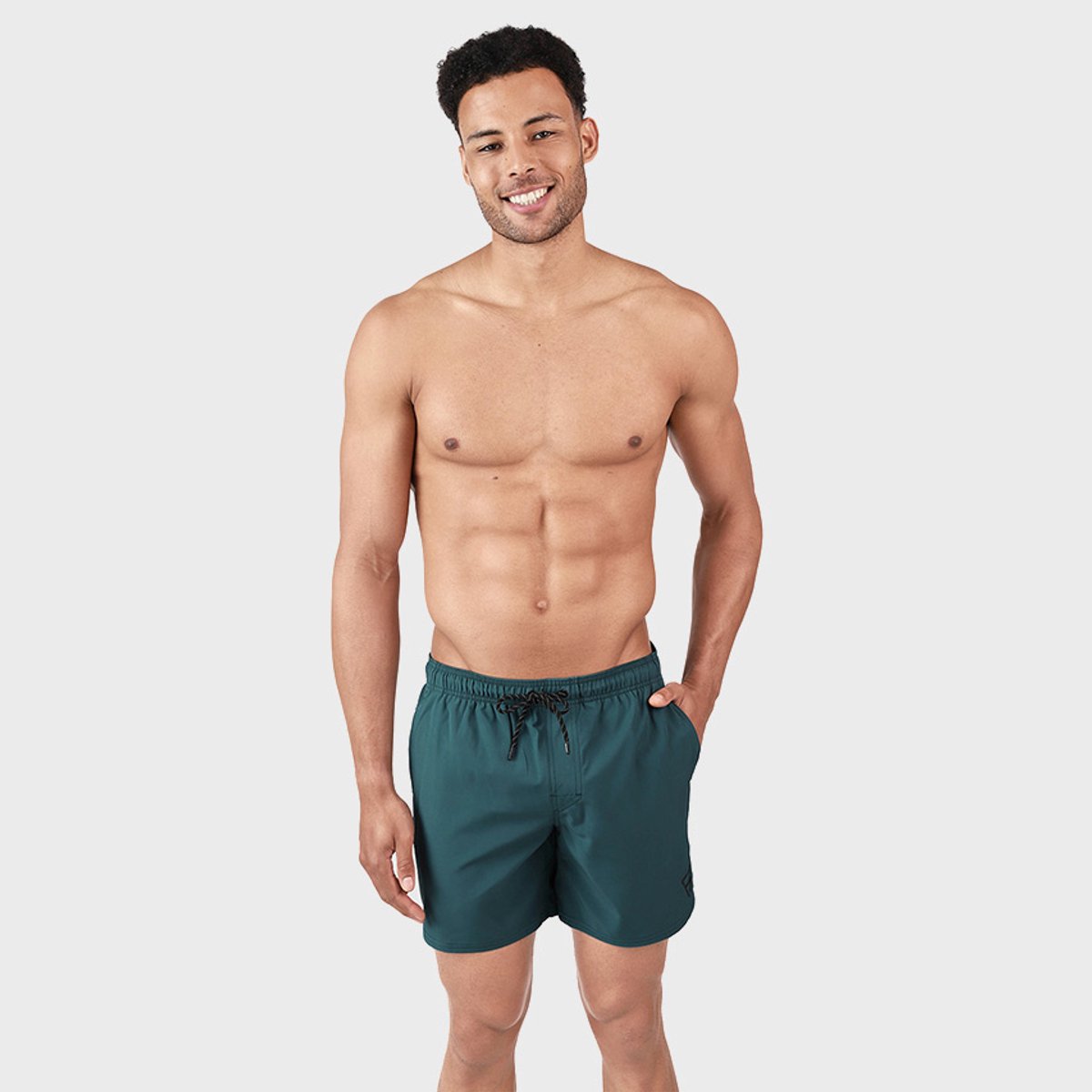 Brunotti Bru - conic Zwembroek Heren - Zwemshort met 4 - Way Stretch - Fuel Green — afbeelding 14