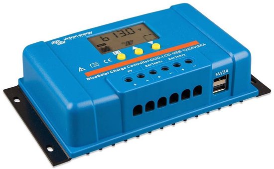 Victron BlueSolar PWM-LCD&USB 12/24V-20A van Victron — afbeelding 5