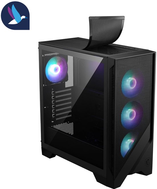 MSI Forge Airflow Gaming PC - AMD Ryzen 9 9900X - NVIDIA RTX 5080 - 32 GB RAM - 1 TB SSD - WiFi - BT