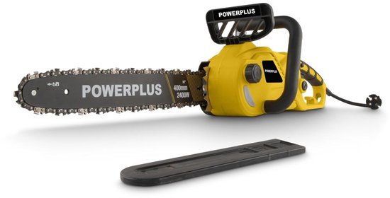 Powerplus Elektrische Kettingzaag POWXG10024 - Elektrische snoeizaag 2400W, zaagblad van 40cm, automatische kettingsmering, tuingereedschap