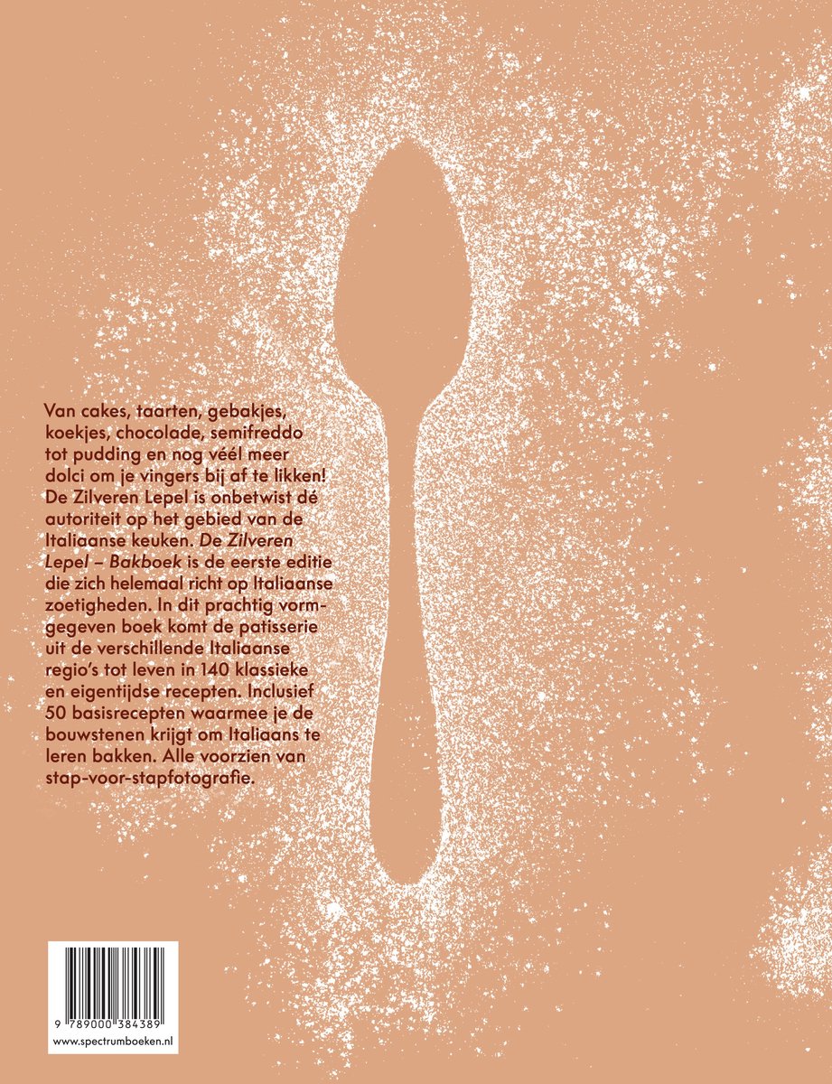 De Zilveren Lepel - Bakboek - back cover