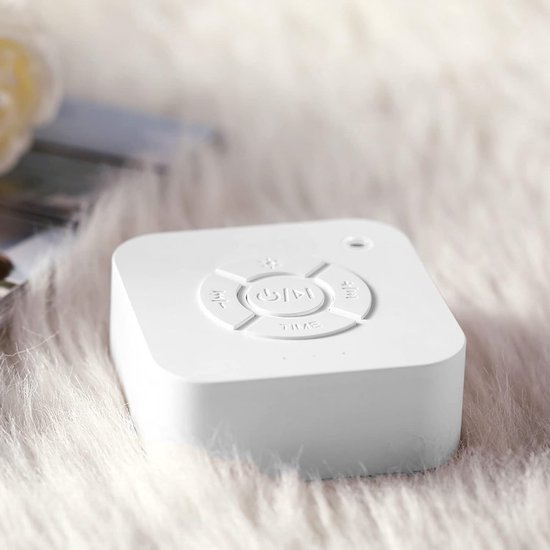 White Noise – White Noise Machine – White Noise Baby – Witte Ruis – Draadloos en Oplaadbaar Muziekdoosje