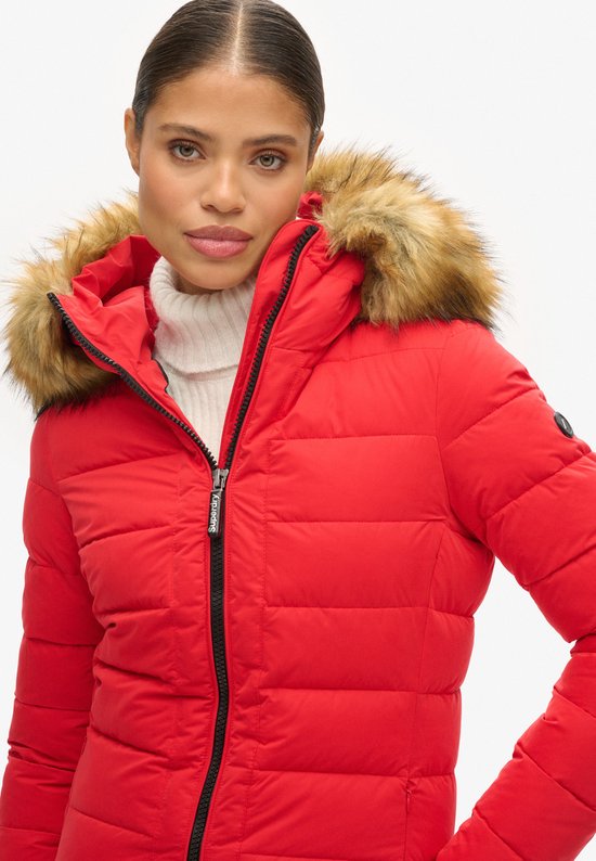 Superdry - Lange Arctic pufferjas - Dames - Gewatteerde jassen