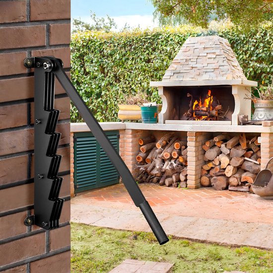 Aufun Houtkloofmachine Handmatige Gietijzeren Wandbevestiging Brandhoutkloofmachine Voor Hout Wandbevestiging Brandhoutkloofmachine Handmatige Houtkloofmachine Hakmes Met Lange Handgreep Brandhoutkloofmachine van Aufun — afbeelding 5