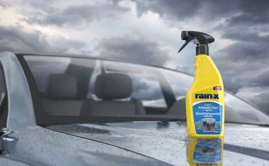 Rain-X 2-in-1 Ruitenreiniger & Regenafstotend 500ml – Reiniging Zonder Strepen – Regen Parelt Direct Af – Snel & Effectief Gebruik