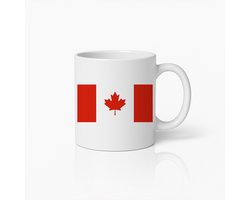 Canada Vlag Mok – Patriottische Koffiebeker voor Canadese Trots, Reisliefhebbers & Cadeaus
