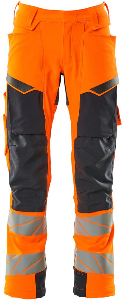 Mascot Accelerate Safe Broek met kniezakken 19079-511 - hi-vis oranje/donkermarine - C62 - 82