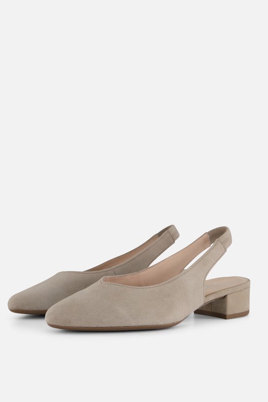 Gabor Slingback Pumps beige Suede - Dames - Maat 37.5