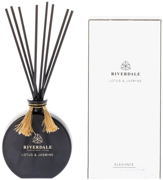 Foto: Boutique geurstokjes lotus jasmine 90ml wit