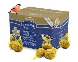 200 stuks. Lyra Pet® mezenbolletjes met netje, 90 g per stuk = 18 kg