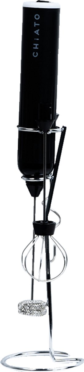 CHiATO lattePLAY Elektrische melkopschuimer - Zwart
