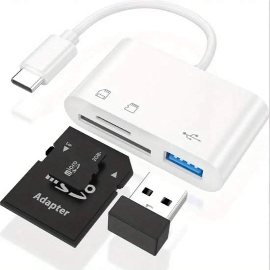 USB-kaartlezer (USB3.0, intern, IDC, met UHS-II-ondersteuning, geheugenkaartlezer voor SD, Micro SD, CF, Memory Stick enz