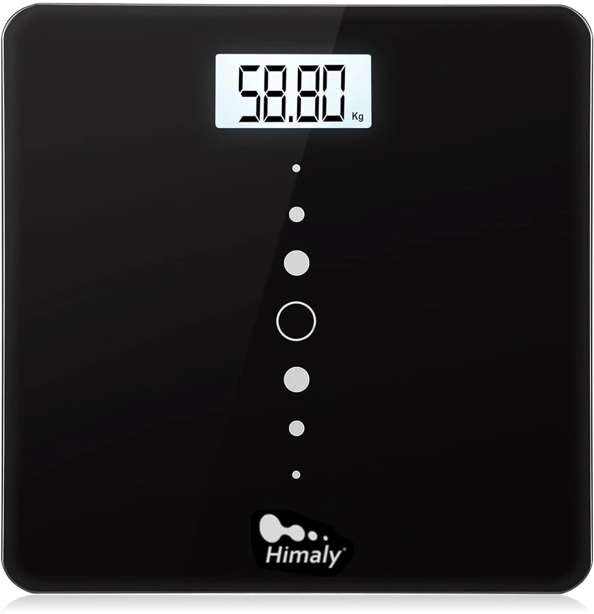 Ultradunne Digitale Personenweegschaal met Groot LCD-Display - Nauwkeurig Tot 200 kg
