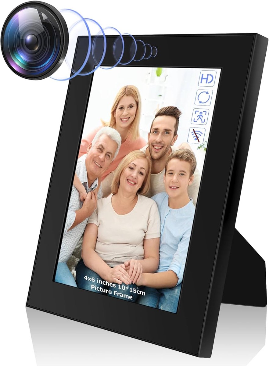 Verborgen HD 1080p Spionagecamera met Bewegingsdetectie en Loop-opname voor Thuisbeveiliging