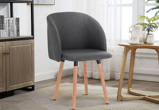 WOOOD Eetkamerstoel Kaat fluweel caramel (set per 2) kopen? Eetkamerstoelen