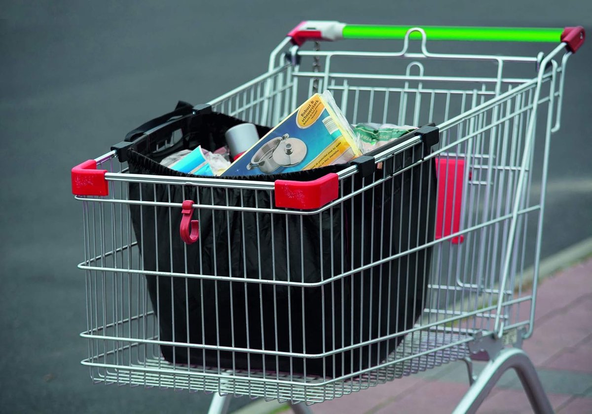 Opvouwbare boodschappentas voor winkelwagens - Handig en praktisch voor al je boodschappen