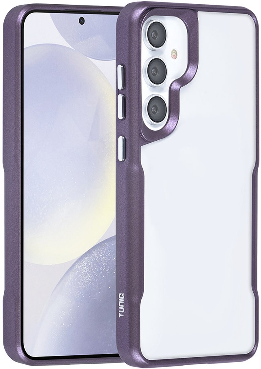 TUNIQ telefoonhoesje voor Samsung Galaxy S24 Plus - Siliconen backcover - Paars
