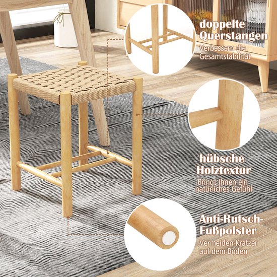Arki Kruk, gaslift hoogte verstelbaar 65-75 cm. Frame en voetensteun metaal wit (BI) - onderstel