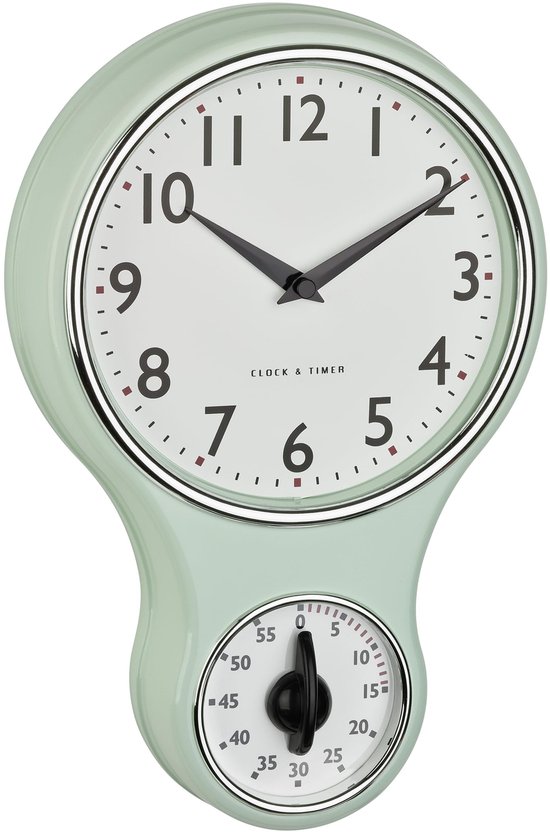 TFA Dostmann Pendeluhr - Moderne Wanduhr In Silber  Produktbild-Vorschau 4