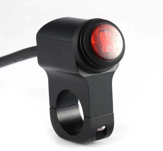 Geschikt voor 12V Motorfiets ATV Waterdichte Stuur Koplamp Schakelaar - LED Mist Spot Light Aan/Uit Schakelaar — afbeelding 4