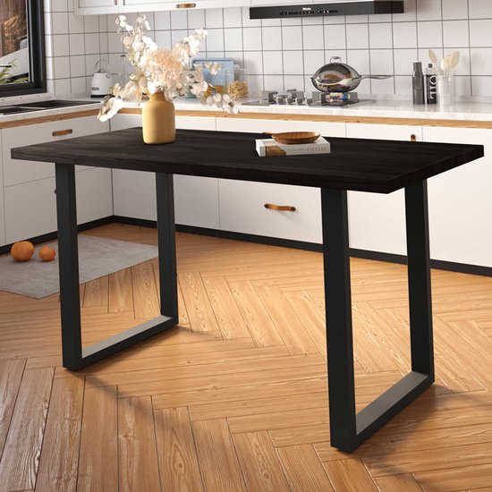 Bartafel Nicola | 180 x 80 x 93 cm | Zwart | bol
