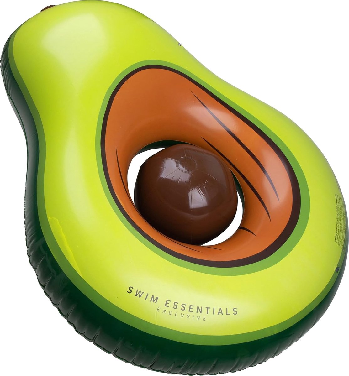 Opblaasbare Avocado Luchtbed met Bal - 180 x 190 cm voor waterplezier