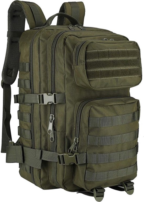 Militaire Tactische Rugzak – Extra Groot (36-55L) – 3-Daags Army Assault Pack – Bug Out Bag – Geschikt voor Outdoor, Hiken, Jagen en Kamperen
