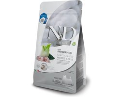 Farmina N&D Spirulina Adult Mini - Hondenfvoer - Zeebaars, Spirulina & Venkel - Voor Witte Honden - 2 kg