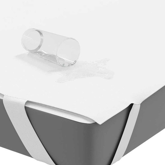 vidaXL Imperméable - Protège-matelas - Protège-matelas imperméable 120x220 cm Blanc - Housse de Matras - Linge de lit