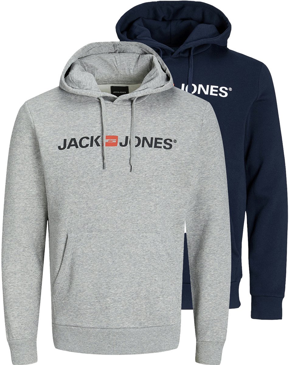 Jack & Jones Heren hoddie 2 pack Corp