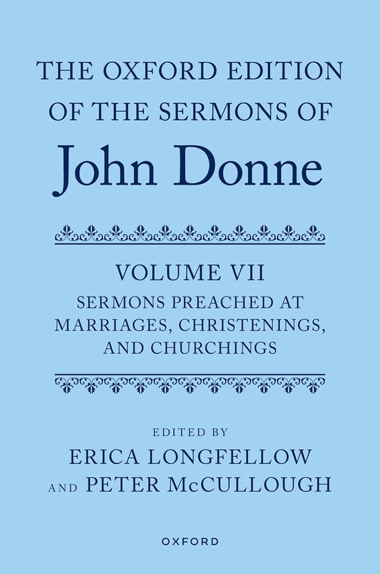 Oxford Edition of the Sermons of John Donne-The Oxford Editi ... - cover