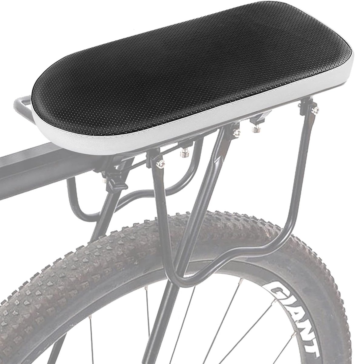 Lexium Bagagedrager Kussen - Fietskussen achter - Bagagedragerkussen - Bagagedrager Zitje