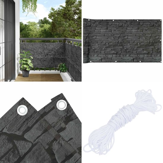 Balkonscherm Inkijkbescherming - 130x300 Cm Privacy Scherm Voor Balkon Of Tuin | Waterdicht En UV-werend