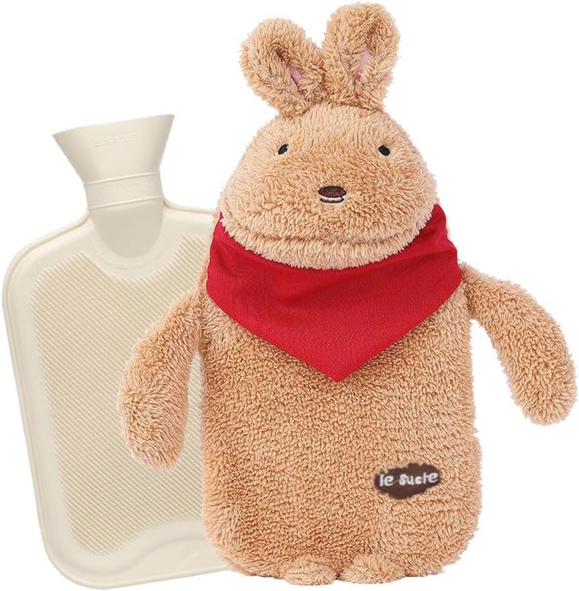 Warmwaterkruik met Pluche Hoes - Comfortabele Warmte voor Kinderen en Volwassenen