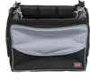Trixie - Fietsmand voor aan Stuur - Nylon - Zwart/Grijs - 41X26X26 cm