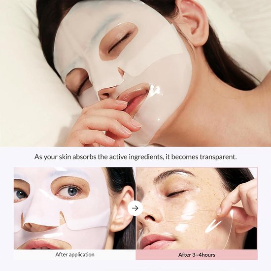 IBORRIA Led Gezichtsmasker Lichttherapie, Nabij-Infrarood