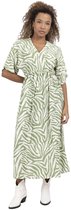 Lilie rose MIDI SHIRT Spring 2025 DRESS WVN-Green- Dames Jurk - Size M/L