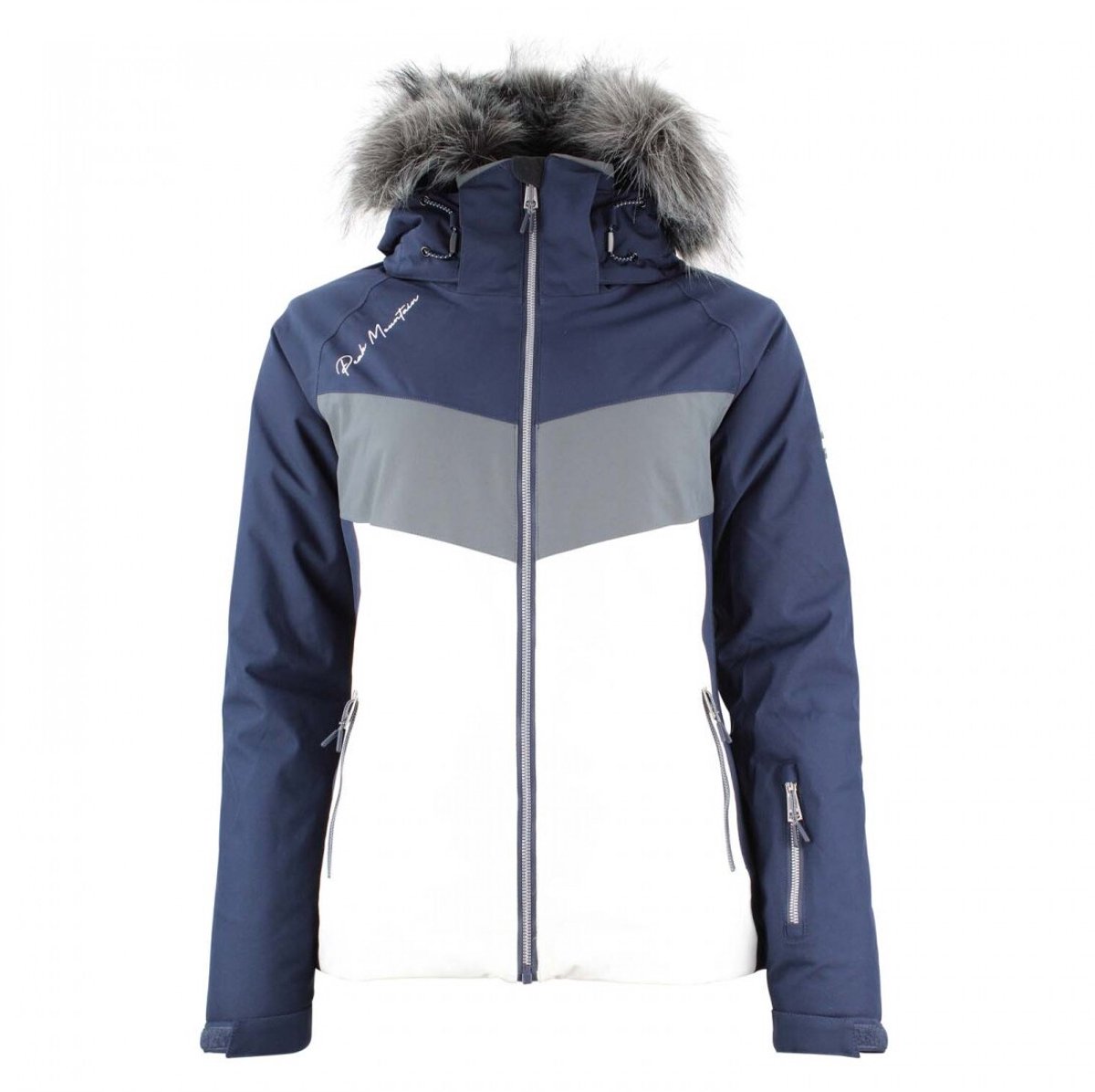 Dames ski jas Peak Mountain Grijs