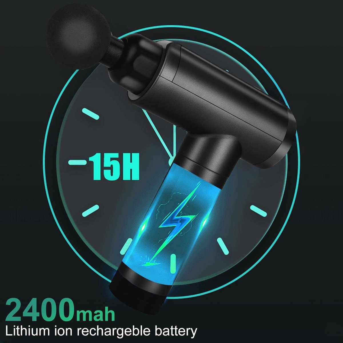 Diepe Spierstimulator Massage Gun met 30 Snelheden - afbeelding 2