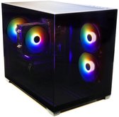 Bol.com Intel i9 12900K 16-Core High-End Game PC - Aquariumcase met aRGb Towercooler - GeForce RTX 4060 8GB - 1TB NVMe SSD - 32G... aanbieding