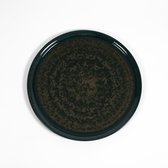 GOMETY 6 ronde pizzaplaten roestvrij staalkleur, 20 CM roestvrijstalen pizza bakplaat, bakset van gecoat koolstofstaal, pizza-bakplaat, gezond＆niet- giftig, eenvoudig te reinigen