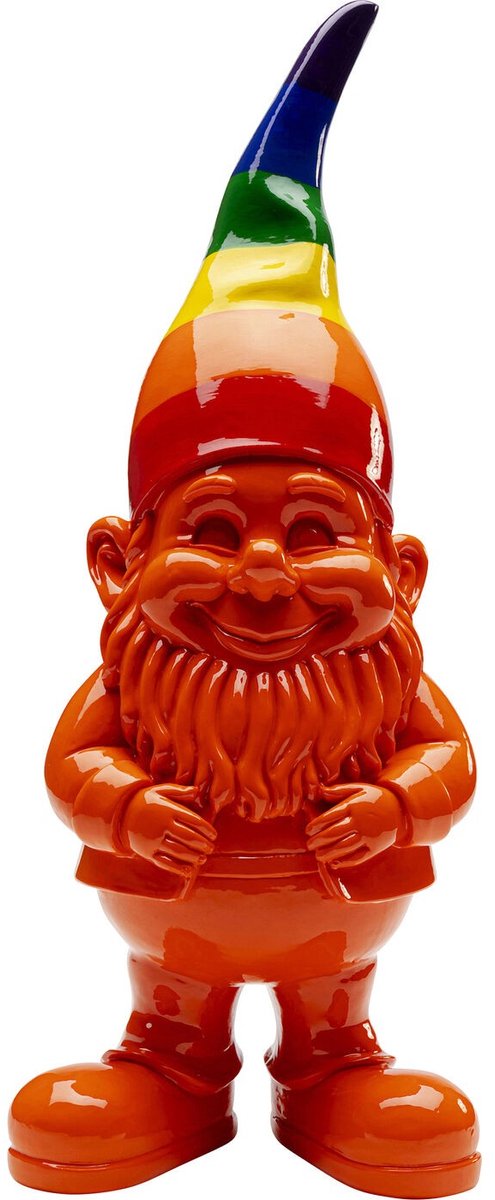 Woonaccessoires gnoom oranje regenboog 46cm Kare Design