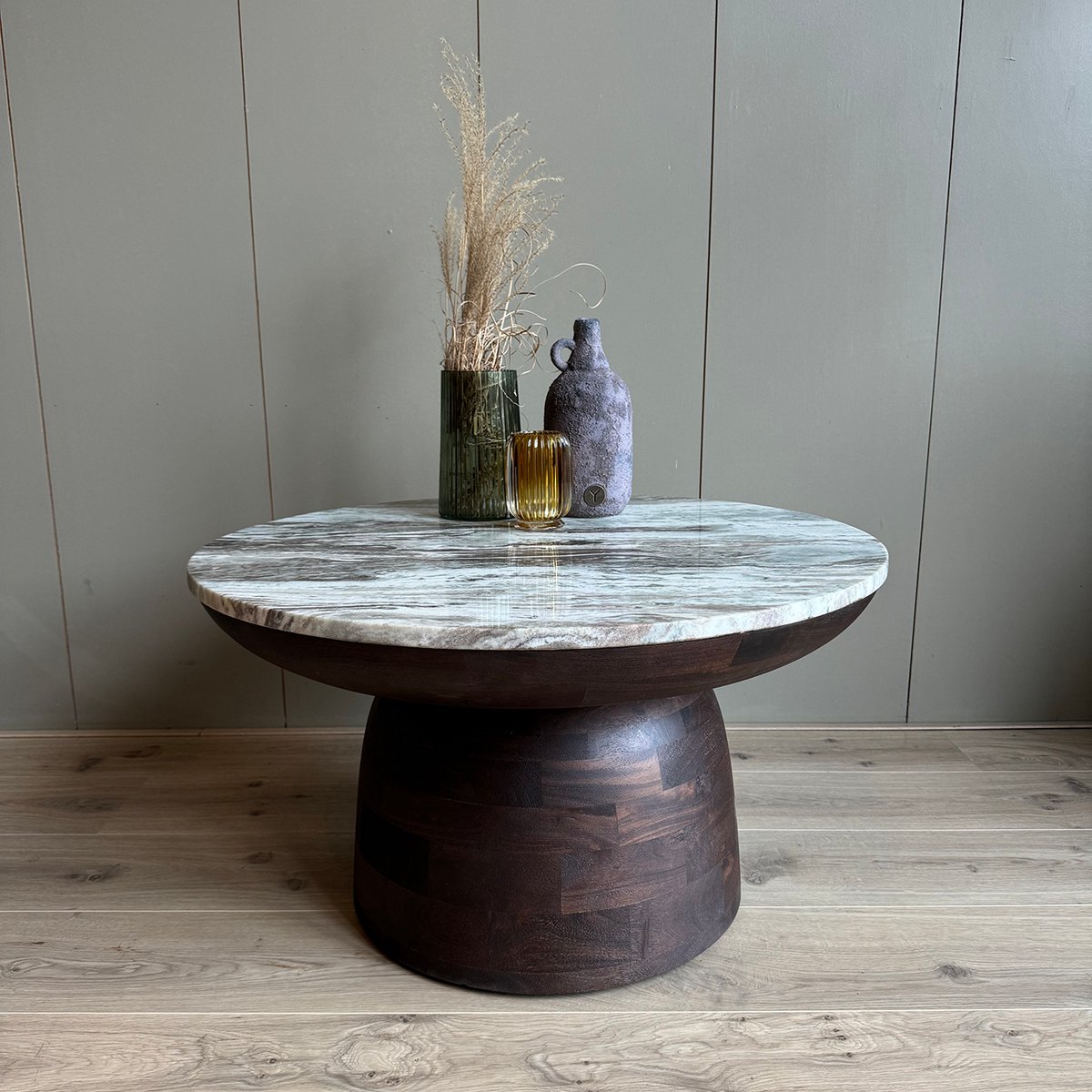 Old Inn - Salontafel Marmer Walnoot 80cm