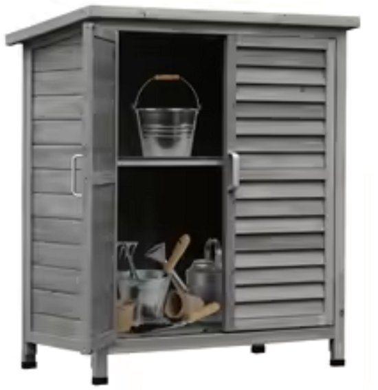 Tidyard Gereedschapsschuur, gereedschapsschuur, metaal, tuinhuis, outdoor, tuin, opslag, schuur van verzinkt staal, 204 x 132 x 186 cm, groen