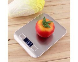Knaak Precisie Keukenweegschaal - Digitale Keukenweegschaal - Tot 5 kg - RVS - Kitchen - LCD Scherm