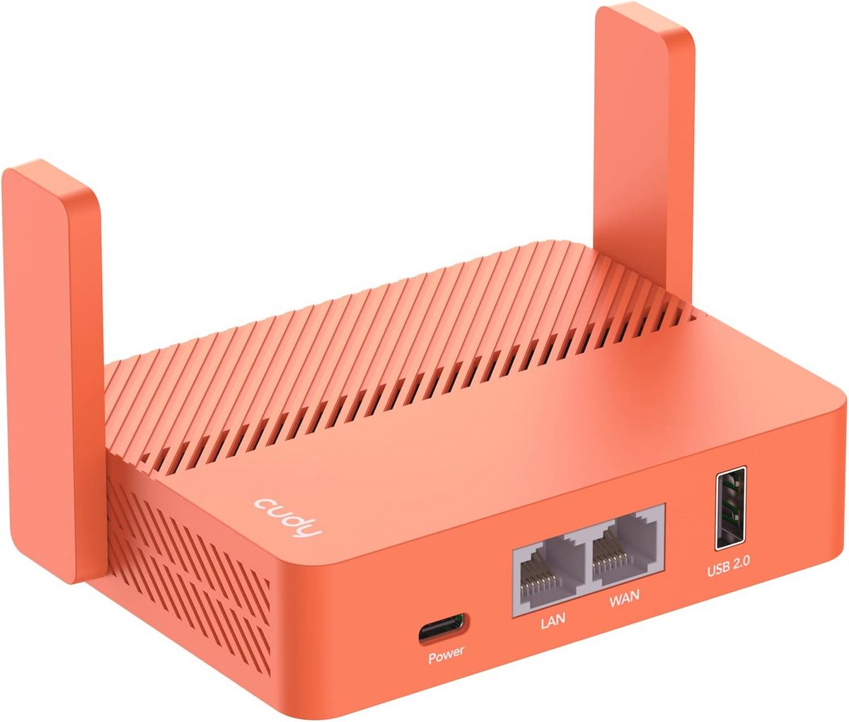 Draadloze Reisrouter AC1200 - Draagbaar Extender voor Openbare Netwerken en Hotels - VPN-Server en USB Ondersteuning
