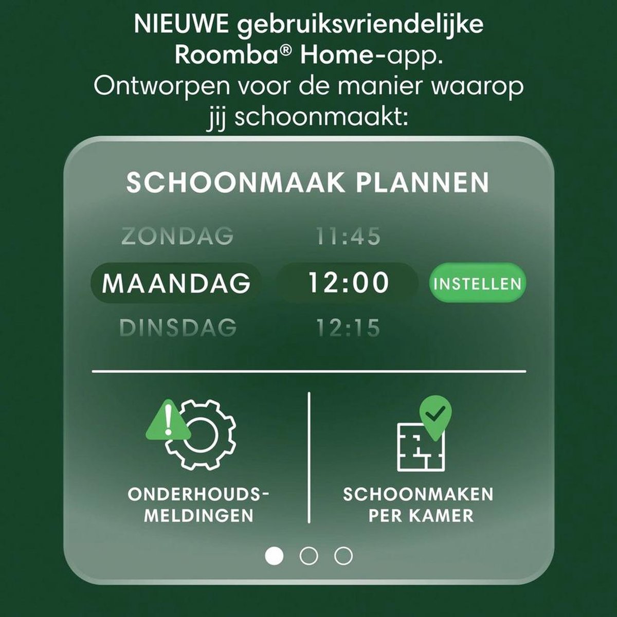 Afbeelding 3 van iRobot Roomba® 105 Combo - Robotstofzuiger met Dweilfunctie - Wit (Y3112)