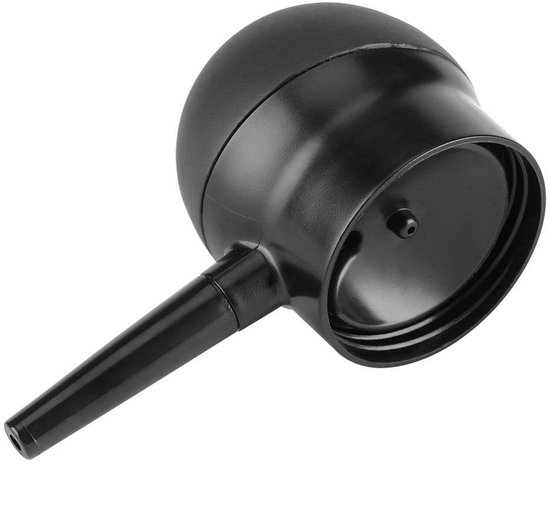 1 stuk haarvezel applicator, zwarte haarvezel spuitmond, haarverdikkingstool voor het verdikken van dunner wordend of kaal wordend haar 10,5 x 5,5 cm — afbeelding 3